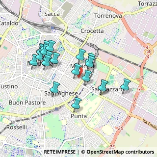 Mappa Via Giacomo Bove, 41121 Modena MO, Italia (0.859)