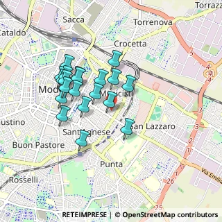 Mappa Via Giacomo Bove, 41121 Modena MO, Italia (0.788)