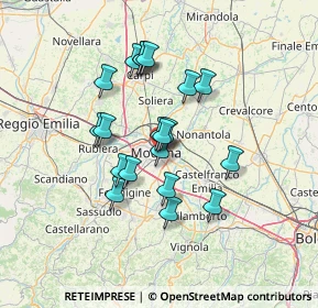 Mappa Viale Trento Trieste, 41124 Modena MO, Italia (11.218)
