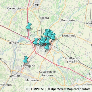 Mappa Viale Trento Trieste, 41124 Modena MO, Italia (3.66583)