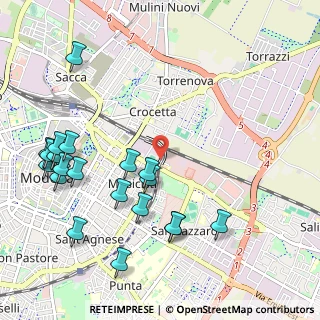 Mappa Via Antonio Morandi, 41122 Modena MO, Italia (1.2655)