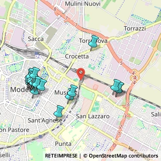Mappa Via Antonio Morandi, 41122 Modena MO, Italia (1.219)