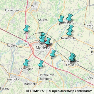 Mappa Via Antonio Morandi, 41122 Modena MO, Italia (7.53722)
