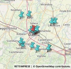Mappa Via Antonio Morandi, 41122 Modena MO, Italia (11.65438)