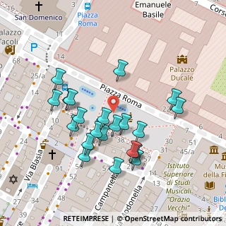 Mappa Piazza Roma, 41121 Modena MO, Italia (0.05619)