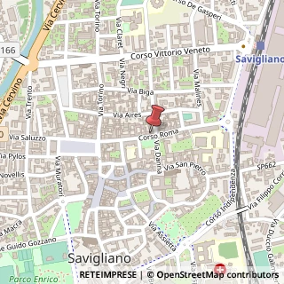 Mappa Corso Roma, 73, 12038 Savigliano, Cuneo (Piemonte)