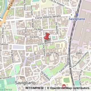 Mappa Corso Roma, 83, 12038 Savigliano, Cuneo (Piemonte)