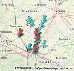 Mappa Via Vittorio Veneto, 40016 San Giorgio di Piano BO, Italia (10.835)