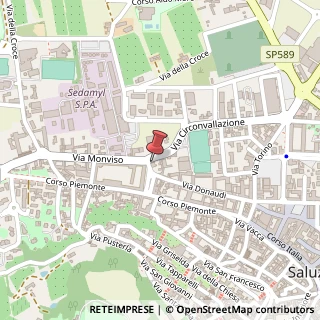 Mappa Via Donaudi, 68, 12037 Saluzzo, Cuneo (Piemonte)