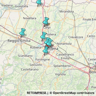 Mappa Via L. Nobili, 41126 Modena MO, Italia (19.39545)