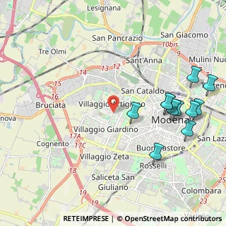 Mappa Via L. Nobili, 41126 Modena MO, Italia (2.50818)