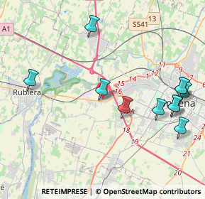 Mappa Via Emilia Ovest Centro Commerciale Grandemilia c, 41123 Modena MO, Italia (4.77273)