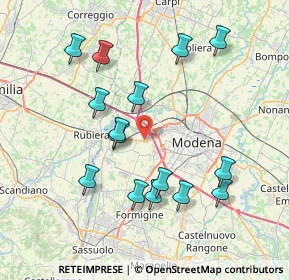 Mappa Via Emilia Ovest, 41011 Modena MO, Italia (7.85)