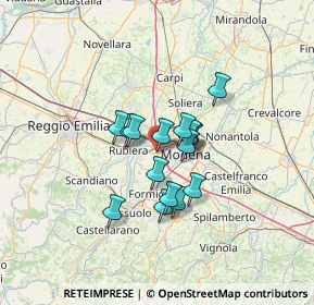 Mappa Via Emilia Ovest Centro Commerciale Grandemilia c, 41123 Modena MO, Italia (8.87688)
