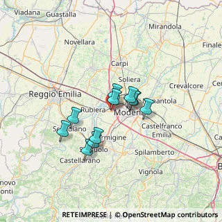 Mappa Via Emilia Ovest, 41011 Modena MO, Italia (9.79091)