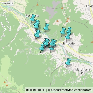 Mappa Via Valle Po, 12034 Paesana CN, Italia (1.22667)
