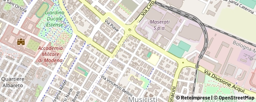 Mappa Modena