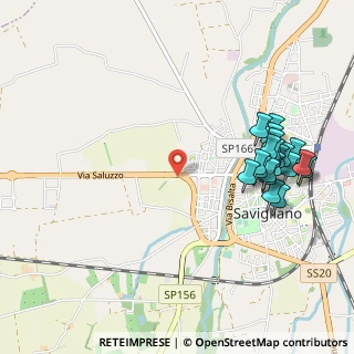 Mappa Via Saluzzo, 12038 Savigliano CN, Italia (1.156)