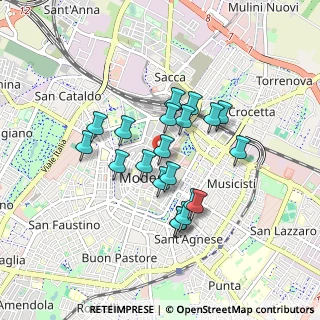 Mappa Largo S. Giorgio, 41121 Modena MO, Italia (0.719)