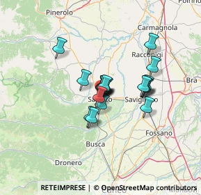 Mappa 12037 Saluzzo CN, Italia (8.0505)