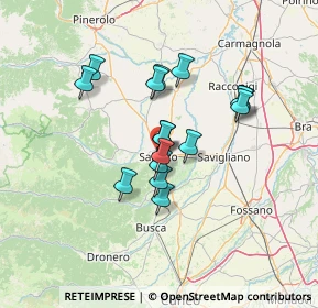 Mappa 12037 Saluzzo CN, Italia (10.72313)