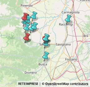 Mappa 12037 Saluzzo CN, Italia (14.20294)