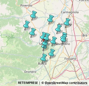 Mappa 12037 Saluzzo CN, Italia (10.38733)