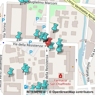 Mappa Via della Resistenza, 12037 Saluzzo CN, Italia (0.04615)