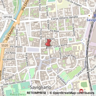 Mappa Corso Roma, 32, 12038 Savigliano, Cuneo (Piemonte)