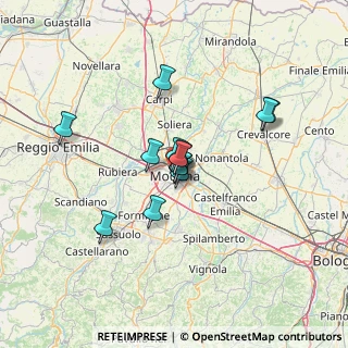 Mappa Via Nazario Sauro, 41121 Modena MO, Italia (9.56077)