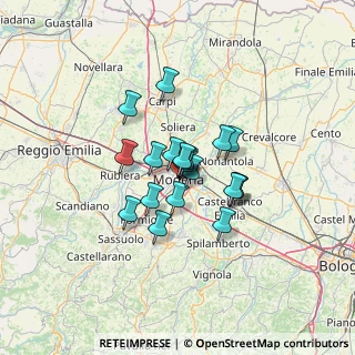 Mappa Strada Viazza Cognento, 41126 Modena MO, Italia (8.4485)
