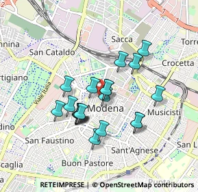 Mappa Strada Viazza Cognento, 41126 Modena MO, Italia (0.7215)