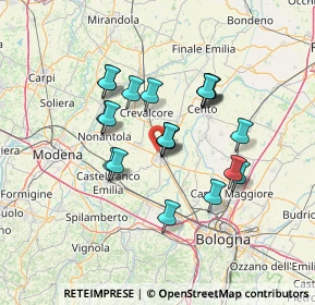 Mappa Via Ferruccio Parri, 40017 San Giovanni in Persiceto BO, Italia (11.4865)