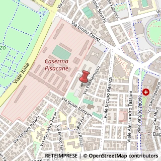 Mappa Via E. Rainusso, 144, 41124 Modena, Modena (Emilia Romagna)
