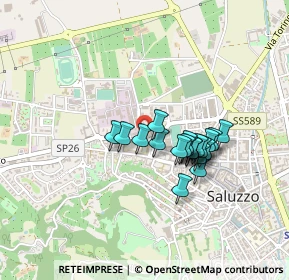 Mappa Piazza Montebello, 12037 Saluzzo CN, Italia (0.3255)