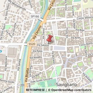 Mappa Via Saluzzo, 28, 12038 Savigliano, Cuneo (Piemonte)