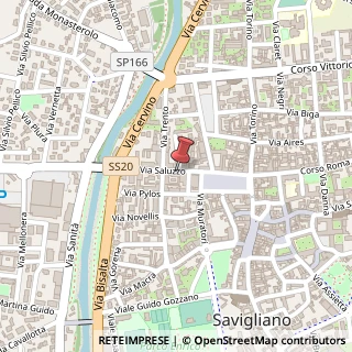 Mappa Via Saluzzo,  32, 12038 Savigliano, Cuneo (Piemonte)