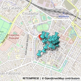 Mappa Largo Porta Sant'Agostino, 41121 Modena MO, Italia (0.3105)