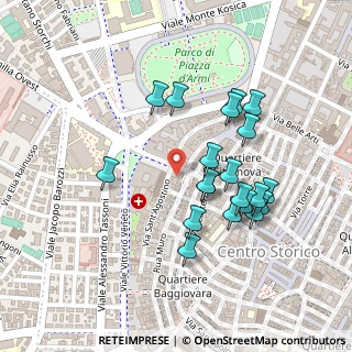 Mappa Via Sant'Agostino, 41123 Modena MO, Italia (0.2165)