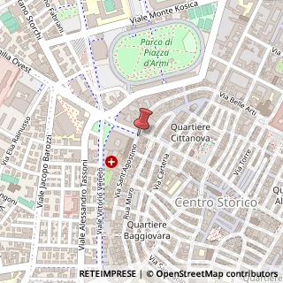 Mappa Largo Porta Sant'Agostino, 327, 41121 Modena, Modena (Emilia Romagna)