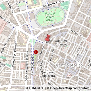 Mappa Via Emilia Centro, 309, 41121 Modena, Modena (Emilia Romagna)