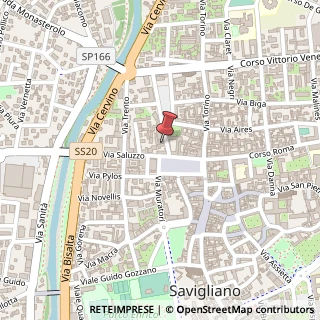 Mappa Via Cernaia, 11, 12038 Savigliano, Cuneo (Piemonte)