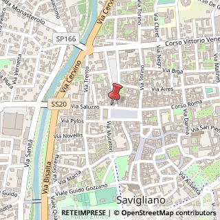 Mappa Via Cernaia, 2, 12038 Savigliano, Cuneo (Piemonte)