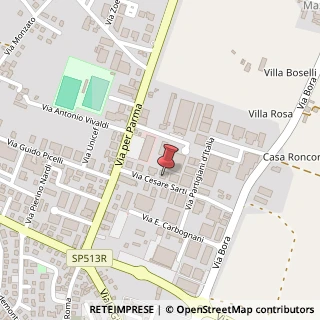 Mappa Via Cesare Sarti, 17, 43029 Traversetolo, Parma (Emilia Romagna)