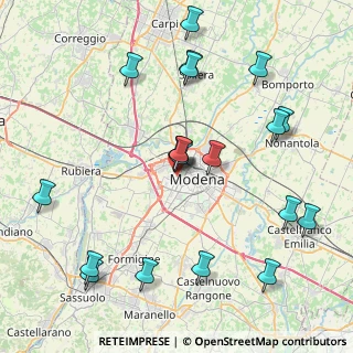 Mappa Via Girolamo Corridore, 41126 Modena MO, Italia (9.209)