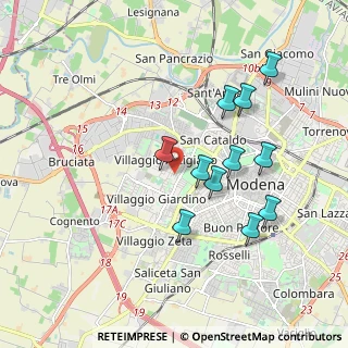 Mappa Via Girolamo Corridore, 41126 Modena MO, Italia (1.79364)