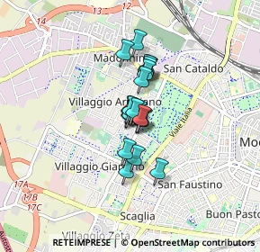 Mappa Via Confucio Basaglia, 41126 Modena MO, Italia (0.452)