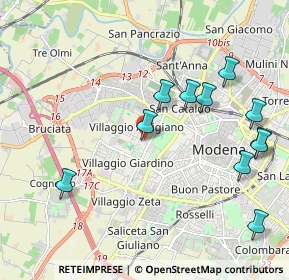 Mappa Via Confucio Basaglia, 41126 Modena MO, Italia (2.28909)