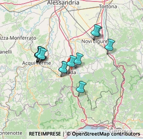 Mappa Autostrada dei Trafori, 15076 Ovada AL, Italia (11.94857)