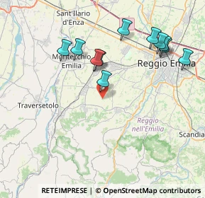Mappa Via Martiri di Marzabotto, 42020 Quattro Castella RE, Italia (8.25818)